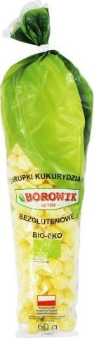 Borowik CHRUPKI KUKURYDZIANE BEZGLUTENOWE BIO 60 g - BOROWIK 1