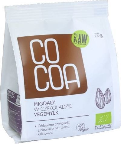 Cocoa MIGDAŁY W CZEKOLADZIE VEGEMILK BIO 70 g - COCOA 1