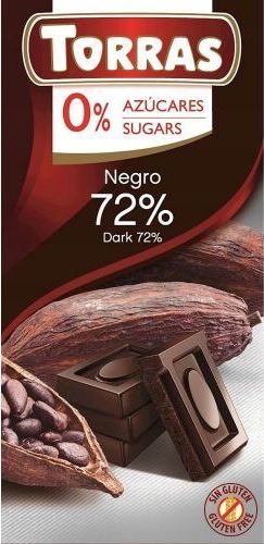 Torras Czekolada gorzka 100 g Stevia Torras 1