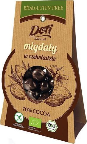 Doti MIGDAŁY W CZEKOLADZIE DESEROWEJ BEZGLUTENOWE BIO 50 g - DOTI 1