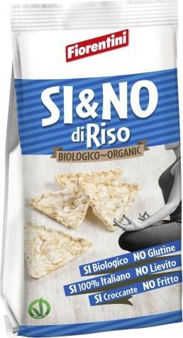 Fiorentini CHRUPKI RYŻOWE PIRAMIDKI Z SOLĄ MORSKĄ BEZGLUTENOWE BIO 100 g - FIORENTINI 1