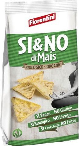 Fiorentini CHRUPKI KUKURYDZIANE PIRAMIDKI Z SOLĄ MORSKĄ BEZGLUTENOWE BIO 100 g - FIORENTINI 1