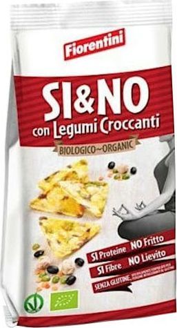 Fiorentini CHRUPKI KUKURYDZIANE PIRAMIDKI Z MIXEM STRĄCZKOWYCH BEZGLUTENOWE BIO 80 g - FIORENTINI 1