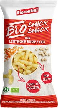 Fiorentini CHRUPKI RYŻOWE Z SOCZEWICĄ I CIECIERZYCĄ BEZGLUTENOWE BIO 45 g - FIORENTINI 1