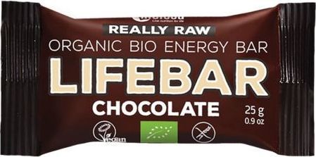 LIFEFOOD BATON RAW CZEKOLADOWY BEZGLUTENOWY BIO 25 g - LIFEFOOD 1