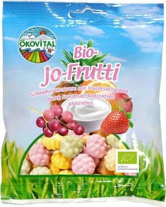 OKOVITAL ŻELKI OWOCOWE JOGURTOWE BEZGLUTENOWE BIO 80 g - OKOVITAL 1
