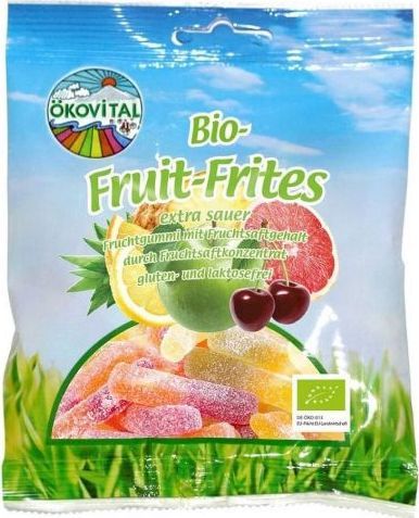 OKOVITAL ŻELKI OWOCOWE KWAŚNE BEZ LAKTOZY BEZGLUTENOWE BIO 100 g - OKOVITAL 1