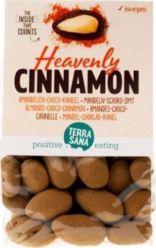 Terrasana MIGDAŁY W CZEKOLADZIE MLECZNEJ I CYNAMONIE BIO 150 g - TERRASANA 1