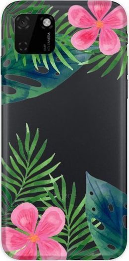 CaseGadget CaseGadget ETUI NADRUK LIŚCIE I KWIATY HUAWEI Y5P standard 1