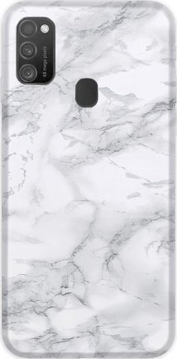 CaseGadget CaseGadget ETUI NADRUK SZARY MARMUR SAMSUNG GALAXY M21 standard 1