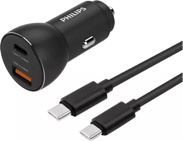 Ładowarka Philips 1x USB-A 1x USB-C 3 A  (DLP2521C/00) 1