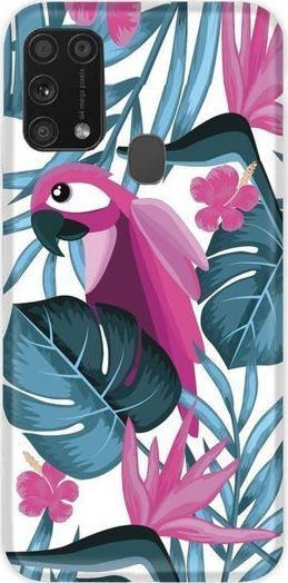 CaseGadget ETUI NADRUK PAPUGA I KWIATY SAMSUNG GALAXY M31 standard 1
