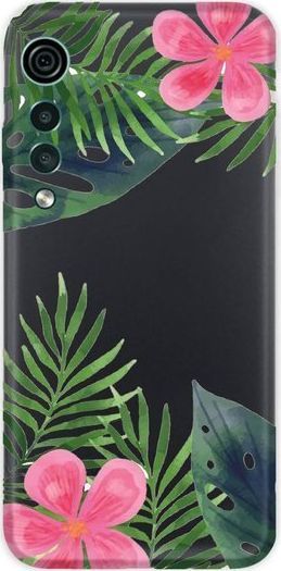 CaseGadget ETUI NADRUK LIŚCIE I KWIATY LG VELVET standard 1