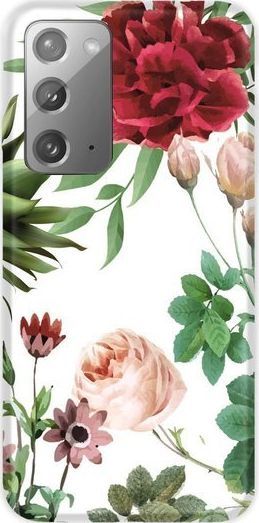CaseGadget ETUI NADRUK CZERWONA RÓŻA I LIŚCIE NA BIAŁYM SAMSUNG GALAXY NOTE 20 standard 1