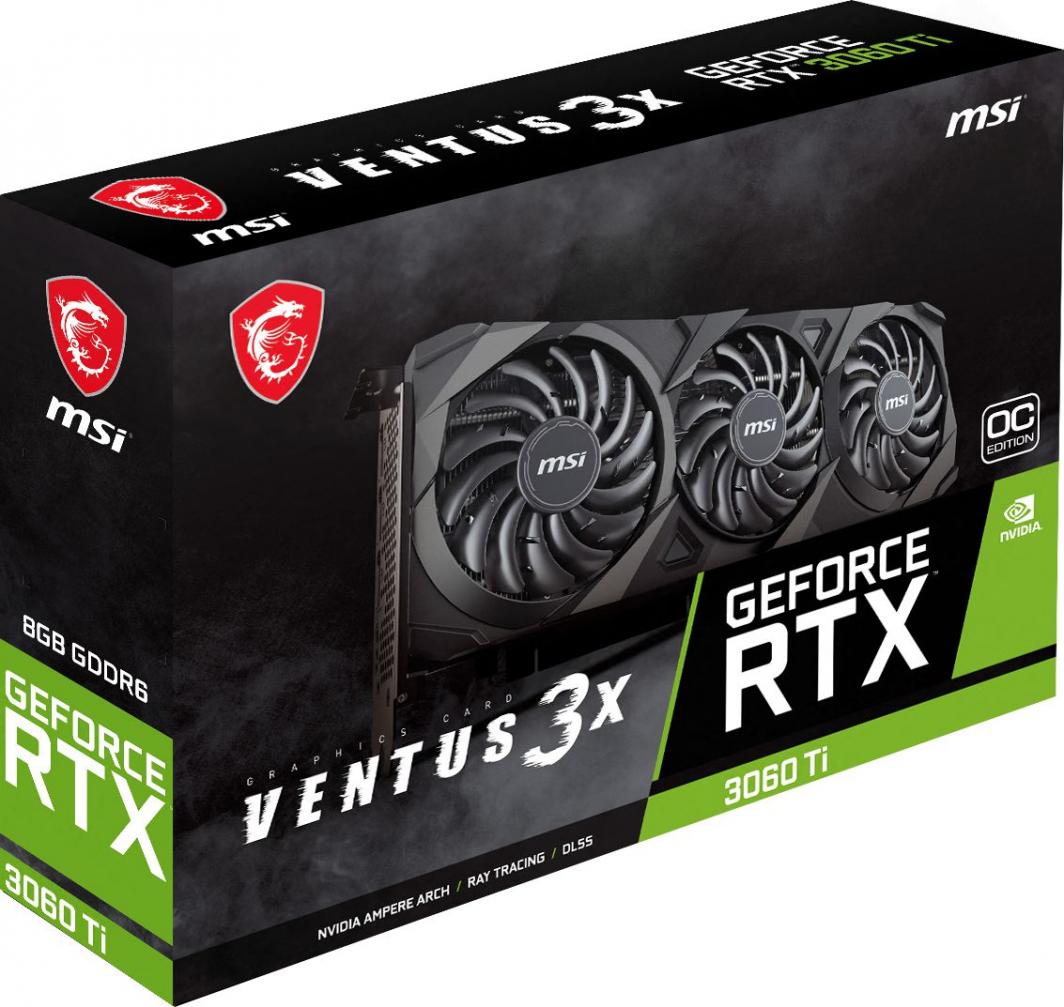 MSI GeForce RTX 3060 Ti VENTUS 2X 8G OCV1 LHR グラフィックスボード