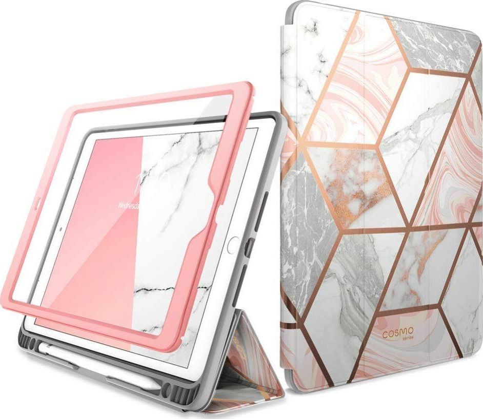 Etui na tablet Supcase Supcase Cosmo Pencil Ipad 10.2 2019 Marble uniwersalny 1