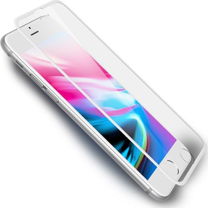 Rock Szkło Hartowane 3D ROCK iPhone 6/6S/7/8 PLUS : Kolor - biały 1