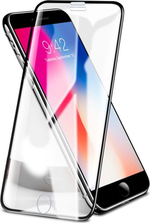 Rock Szkło Hartowane 3D ROCK iPhone 6/6S/7/8 PLUS : Kolor - czarny 1