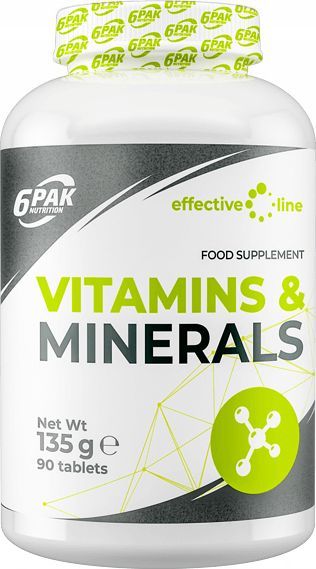 6PAK Nutrition 6PAK Vitamins Minerals - 90tabl. 1