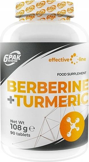 6PAK Nutrition 6PAK Berberine + Turmeric - 90tabl. 1