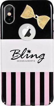 X-FITTED Etui X-FITTED metal Bownknot IPHONE X STRIP BLING SECRET P8JST 1