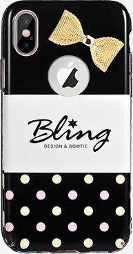 X-FITTED Etui X-FITTED metal Bownknot IPHONE X Dot Bling secret P8JSD 1