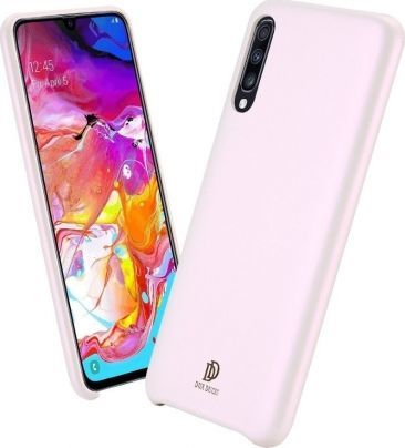 Dux Ducis Dux Ducis Skin Lite case etui pokrowiec ze skóry ekologicznej SAMSUNG GALAXY A10 różowy 1