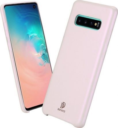 Dux Ducis Dux Ducis Skin Lite case etui pokrowiec ze skóry ekologicznej SAMSUNG GALAXY S10e różowe 1