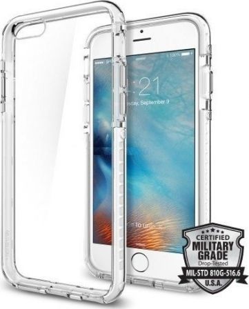 Spigen SPIGEN SGP Etui spigen ultra hybrid tech IPHONE 6/6S+ biały SGP11745 1
