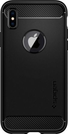 Spigen SPIGEN SGP Etui Spigen Rugged Armor IPHONE XS czarne matowe 1