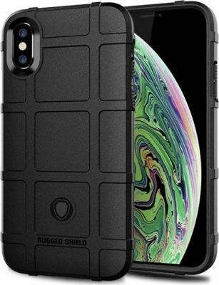Etui Pancerne Rugged square IPHONE X/XS czarne 1