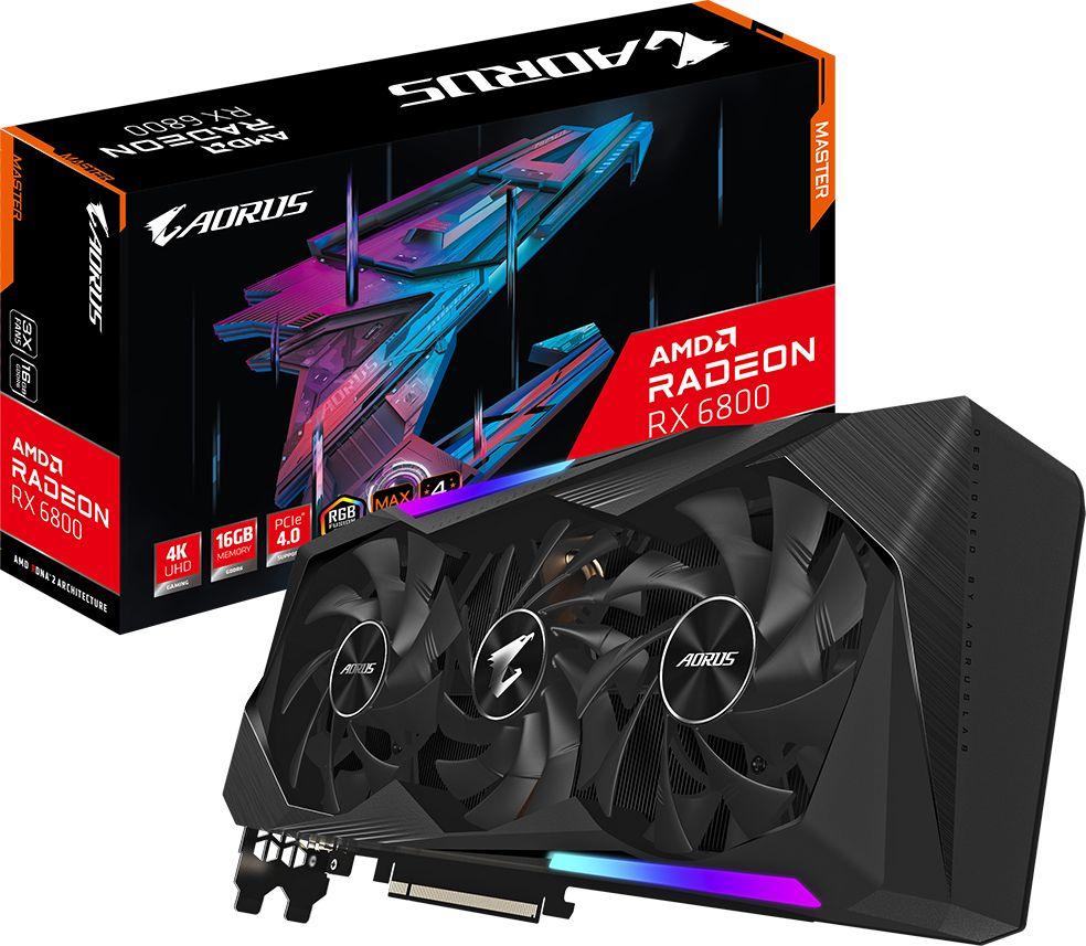 Karta graficzna Gigabyte Aorus Radeon RX 6800 XT MASTER 16GB GDDR6 (GV-R68XTAORUS M-16GC) 1