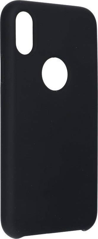 Partner Tele.com Futerał Forcell SILICONE do IPHONE X czarny (3) (z wycięciem na logo) 1