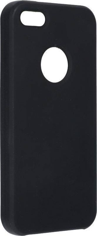 Partner Tele.com Futerał Forcell SILICONE do IPHONE 5 / 5S / 5 SE czarny (3) (z wycięciem na logo) 1