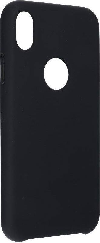Partner Tele.com Futerał Forcell SILICONE do IPHONE XR ( 6,1 ) czarny (3) (z wycięciem na logo) 1