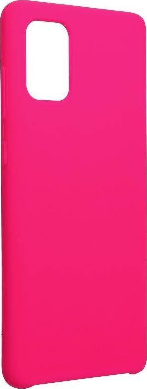 Partner Tele.com Futerał Forcell SILICONE do SAMSUNG Galaxy A71 różowy (21) 1