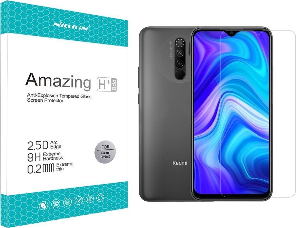 Nillkin Szkło hartowane Nillkin Amazing H+ PRO do Xiaomi Redmi 9 uniwersalny 1