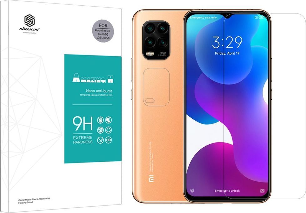 Nillkin Szkło hartowane Nillkin Amazing H do Xiaomi Mi 10 Lite uniwersalny 1