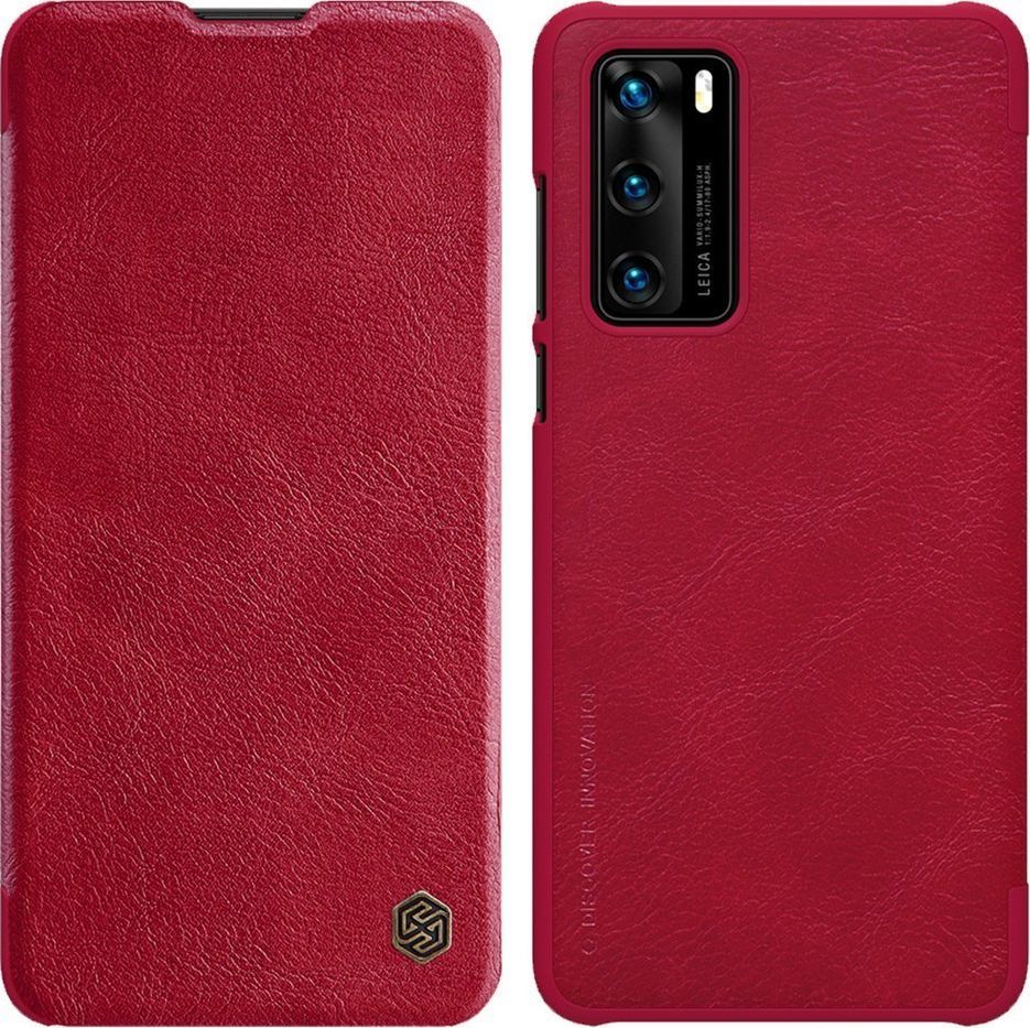 Nillkin Etui Nillkin QIN do Huawei P40 (Czerwone) uniwersalny 1
