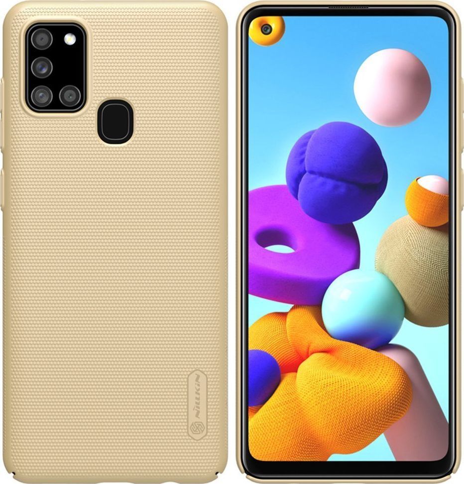 Nillkin Etui Nillkin Frosted do Samsung Galaxy A21s (Złote) uniwersalny 1