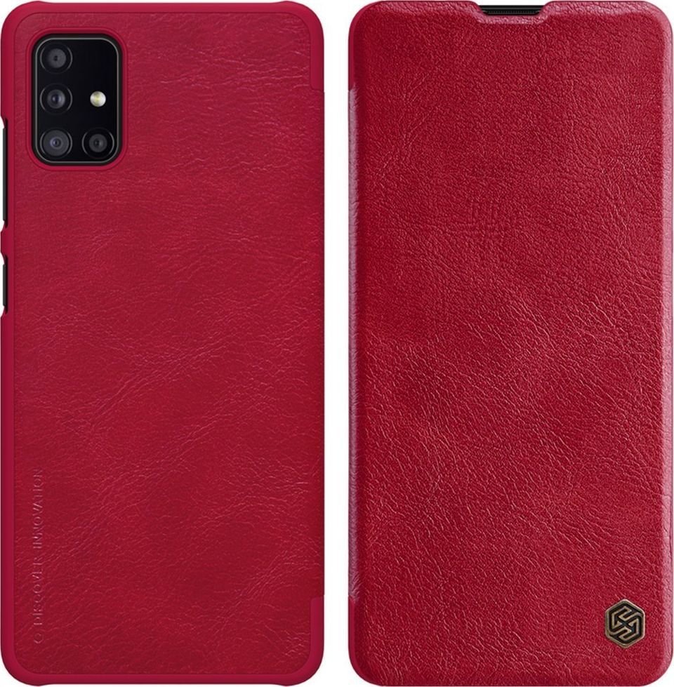 Nillkin Etui Nillkin QIN do Samsung Galaxy A51 5G (Czerwone) uniwersalny 1