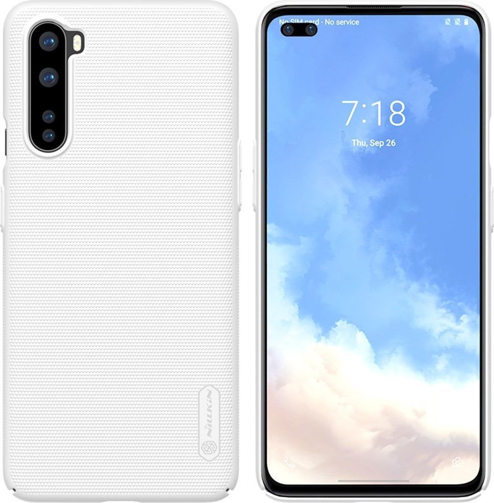 Nillkin Etui Nillkin Frosted do OnePlus Nord (Białe) uniwersalny 1