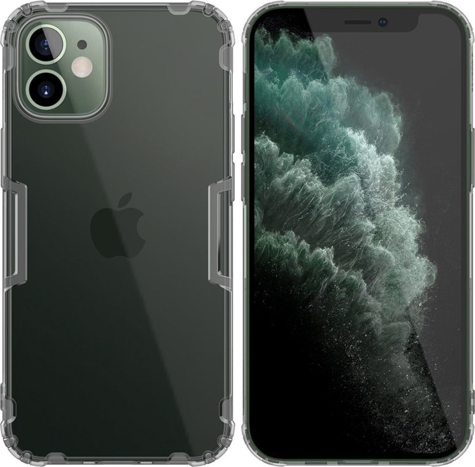 Nillkin Etui Nillkin Nature do Apple iPhone 12 Mini (Szare) uniwersalny 1