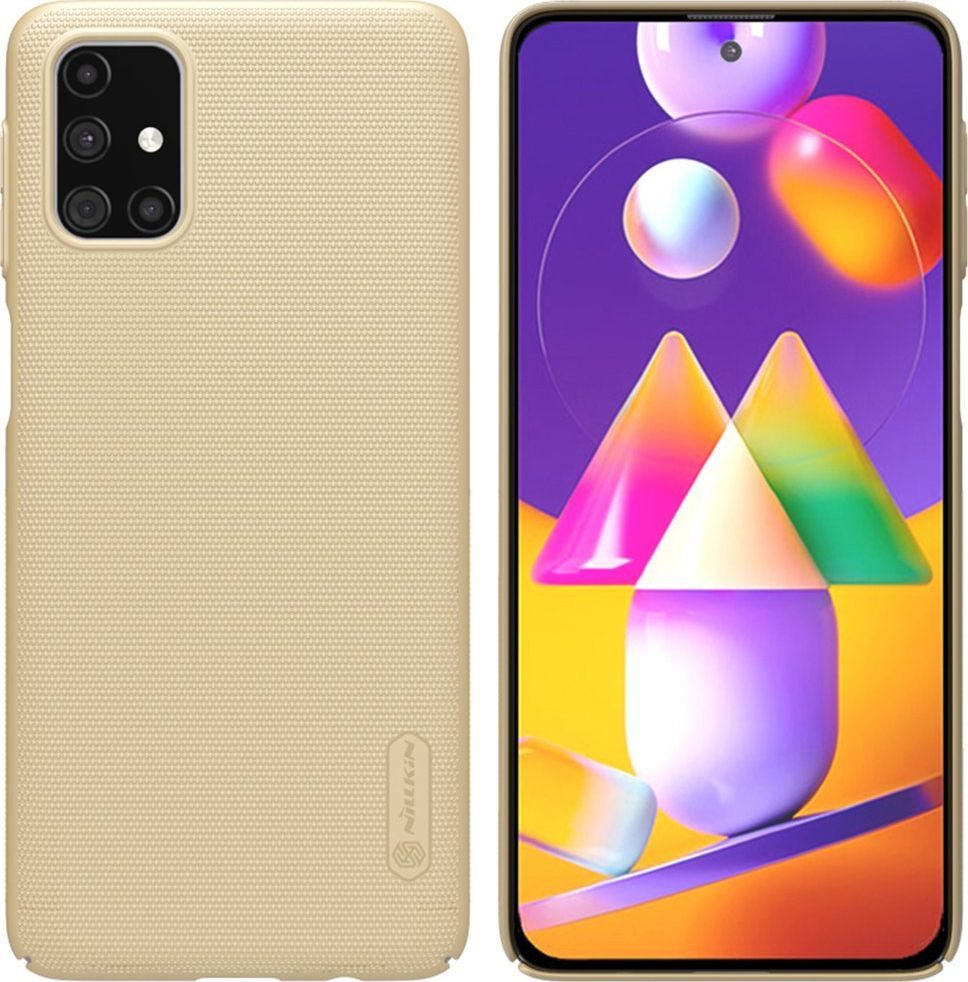Nillkin Etui Nillkin Frosted do Samsung Galaxy M31s (Złote) uniwersalny 1