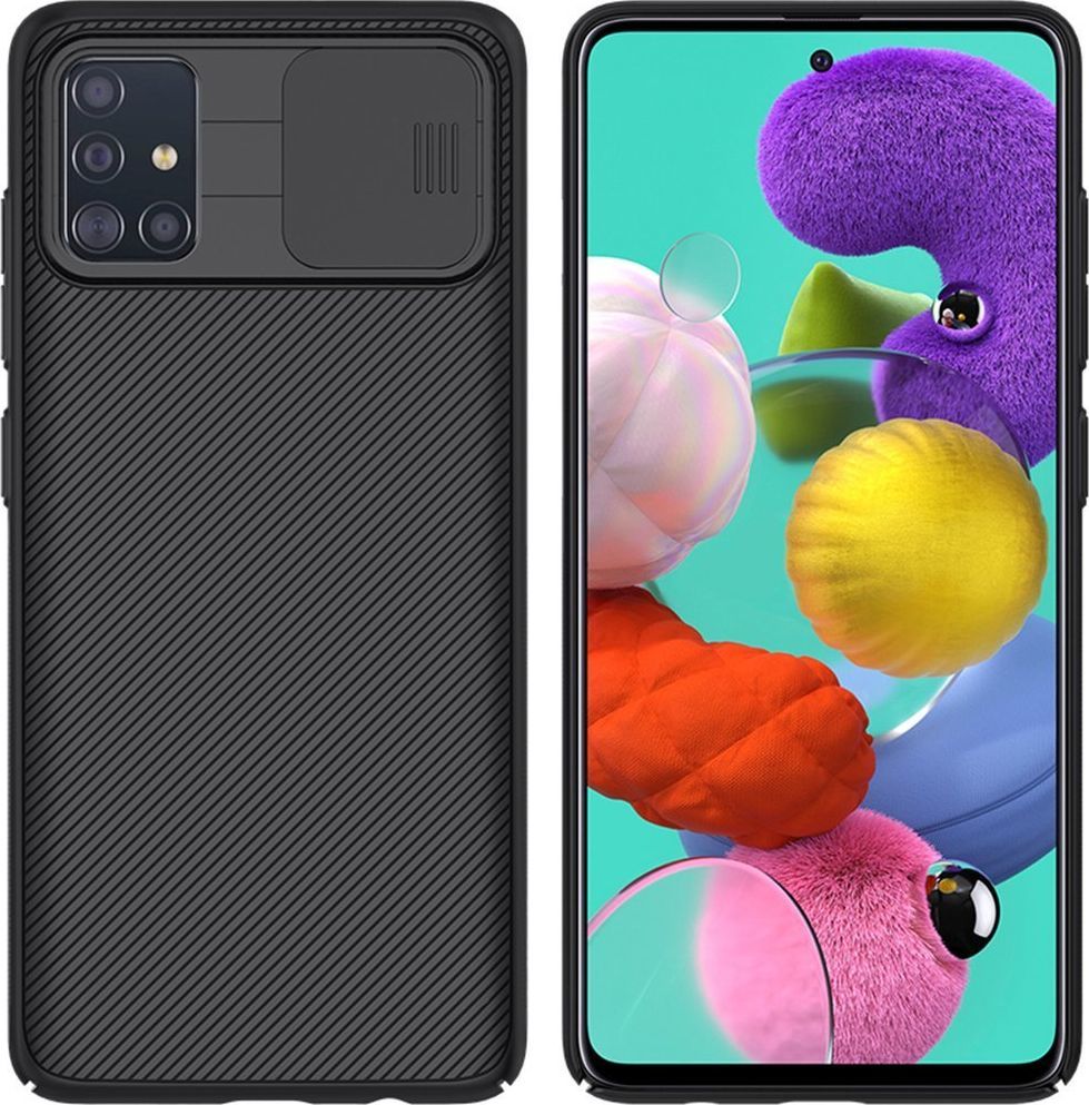 Nillkin Etui Nillkin CamShield do Samsung Galaxy A51 (Czarne) uniwersalny 1