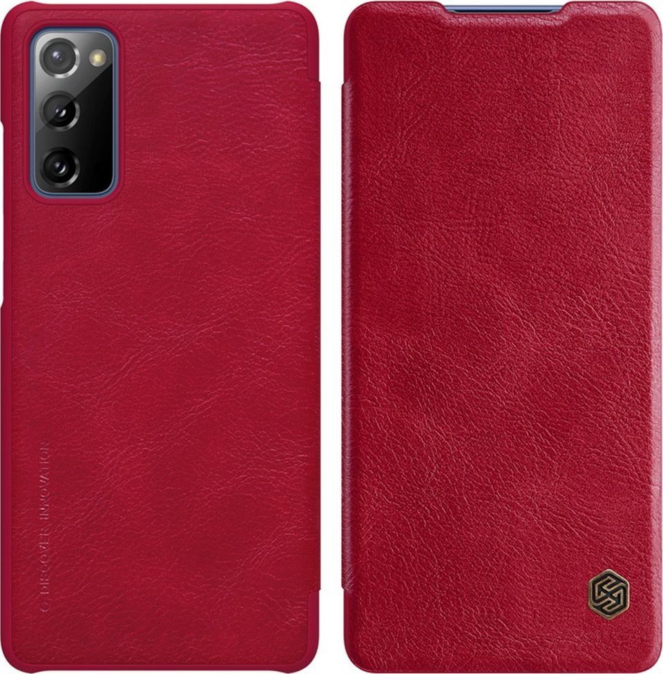 Nillkin Etui Nillkin QIN do Samsung Galaxy S20 FE (Czerwone) uniwersalny 1