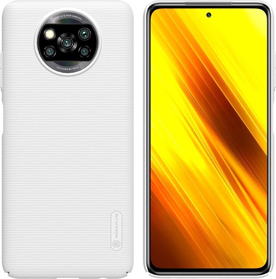 Nillkin Etui Nillkin Frosted do Xiaomi Poco X3 NFC (Białe) uniwersalny 1