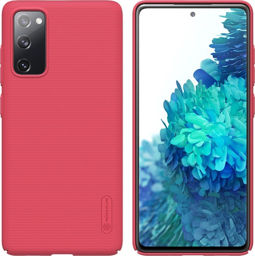 Nillkin Etui Nillkin Frosted do Samsung Galaxy S20 FE (Czerwone) uniwersalny 1