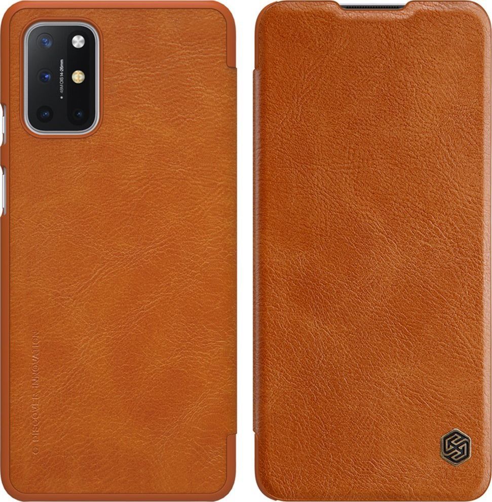 Nillkin Etui Nillkin QIN do OnePlus 8T (Brązowe) uniwersalny 1