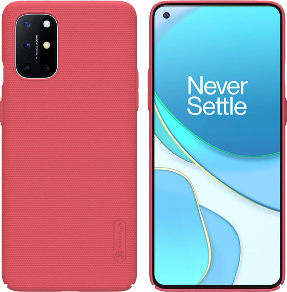 Nillkin Etui Nillkin Frosted do Oneplus 8T (Czerwone) uniwersalny 1
